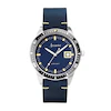 Accurist Men's Dive 42mm Dial Blue Leather Strap Watch