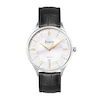 Accurist Men's Classic 37mm Dial Black Leather Strap Watch