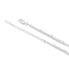 Sterling Silver Double Ball Pendant Necklace 4 Sterling Silver Double Ball Pendant Necklace