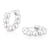 Sterling Silver Small Ball Hoop Earrings