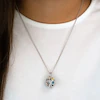 Angel Whisperer Sterling Silver Rhodium Plated CZ Heaven Pendant Necklace 3 Angel Whisperer Sterling Silver Rhodium Plated CZ Heaven Pendant Necklace