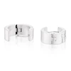 Men's Stainless Steel Crystal Hoop Earrings 3 Men's Stainless Steel Crystal Hoop Earrings