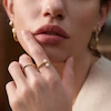 Anie Haie 14ct Gold Plated Gem Pearl Wrap Adjustable Ring 3 Anie Haie 14ct Gold Plated Gem Pearl Wrap Adjustable Ring