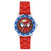 Disney Spiderman Children's Red Rubber Strap Watch