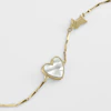 Radley 18ct Gold Plated Mother Of Pearl Heart & Jumping Dog Bracelet 3 Radley 18ct Gold Plated Mother Of Pearl Heart & Jumping Dog Bracelet