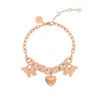Radley 18ct Rose Gold Plated Charm Bracelet