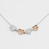 Radley Forever Mine Ladies' Sterling Silver Magnetic Closing Hearts Necklace 5 Radley Forever Mine Ladies' Sterling Silver Magnetic Closing Hearts Necklace