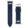 Guess Stone Embellished Blue Silicone Apple Watch Strap- 42-44mm