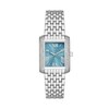 Micheal Kors Emery Ladies' Rectangle Blue Dial Stainless Steel Watch