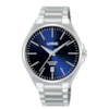 Lorus Sapphire Men's Glass Blue Dial Stainless Steel Bracelet Watch