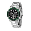 Maserati Competizione Men's Green Bezel Stainless Steel Bracelet Watch