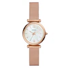 Fossil Ladies' Rose Gold Tone Mesh Bracelet Watch