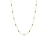 9ct Two-Tone Diamond Cut Station Chain