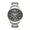 Armani Exchange Men's Black Chronograph Dial Stainless Steel Bracelet Watch