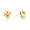 18ct Yellow Gold 8.5mm Double Knot Stud Earrings