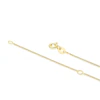 9ct Yellow Gold Green & White Cubic Zirconia Heart Pendant Necklace 4 9ct Yellow Gold Green & White Cubic Zirconia Heart Pendant Necklace