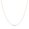9ct Rose Gold 16 Gauge Diamond Cut Twist 16" Curb Chain
