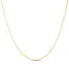 18ct Yellow Gold Mini Round 16" Snake Chain