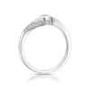 Engagement Ring 9ct White Gold Twist Solitaire 0.25ct Diamond Ring 4 Engagement Ring 9ct White Gold Twist Solitaire 0.25ct Diamond Ring