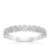 9ct White Gold Cluster 0.33ct Diamond Ring