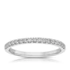 9ct White Gold Claw Set 0.20ct Diamond Ring