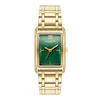 Olivia Burton Grove Ladies' Green Dial Gold Tone Bracelet Watch