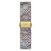 Guess Ladies' Stone Set Purple Snake Effect Bracelet Watch 4 Guess Ladies' Stone Set Purple Snake Effect Bracelet Watch