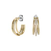 Olivia Burton Ladies' Gold Tone Ever Stacked Claw Hoop Earrings