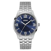 Guess Men's Blue Dial Stainless Steel Bracelet Watch