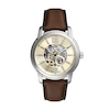 Fossil Heritage Men's Automatic Brown Leather Strap Watch