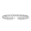 Sterling Silver 0.12ct Diamond Illusion Set Tennis Bracelet 4 Sterling Silver 0.12ct Diamond Illusion Set Tennis Bracelet
