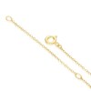 Sterling Silver Gold Tone Cubic Zirconia Moon Pendant 16+2" Necklace 4 Sterling Silver Gold Tone Cubic Zirconia Moon Pendant 16+2" Necklace