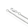 Sterling Silver Men's Black Cubic Zirconia Cross Dog Tag Necklace 4 Sterling Silver Men's Black Cubic Zirconia Cross Dog Tag Necklace