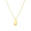 9ct Yellow Gold Bubble Drop Pendant 18" Necklace