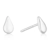 Sterling Silver Small Teardrop Stud Earrings