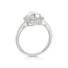 Sterling Silver Created White Sapphire Vintage Pear Ring 4 Sterling Silver Created White Sapphire Vintage Pear Ring