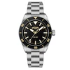 Rotary Men's Black Dial Matte Stainless Steel Bracelet Watch