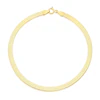 9ct Yellow Gold Herringbone Plain 7.25" Bracelet