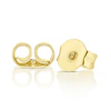 Sterling Silver Gold Tone Rainbow Heart Stud Earrings 3 Sterling Silver Gold Tone Rainbow Heart Stud Earrings