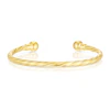 Children's 9ct Yellow Gold Twist Torque Bangle