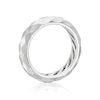 Sterling Silver Faceted Eternity Ring 4 Sterling Silver Faceted Eternity Ring