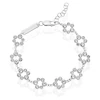 Sterling Silver Preciosa Crystal Bubble Bracelet