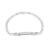 Children's Sterling Silver Flat Curb ID 7.25" Bracelet