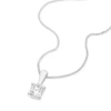 9ct White Gold 0.15ct Diamond Solitaire Pendant Necklace 3 9ct White Gold 0.15ct Diamond Solitaire Pendant Necklace