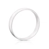 Platinum 4mm Heavy D Shape Ring 4 Platinum 4mm Heavy D Shape Ring