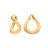Hot Diamonds X Jac Jossa Soul 18ct Gold Plated Twisted Hoop Earrings