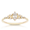 Engagement Ring 9ct Yellow Gold Marquise Solitaire 0.40ct Diamond Ring