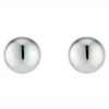 9ct White Gold 4mm Ball Stud Earrings