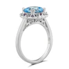 Emmy London 18ct White Gold Colour Gemstone & Diamond Ring 4 Emmy London 18ct White Gold Colour Gemstone & Diamond Ring