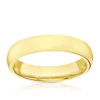 9ct Yellow Gold 4mm Super Heavy Court Ring